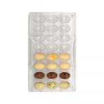 Moule à chocolat polycarbonate petits œufs 24 x 17 MM
