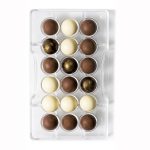 Moule à chocolat sphère Ø 25 18 cavités