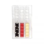 Moule à chocolat polycarbonate kinder 6 cavités