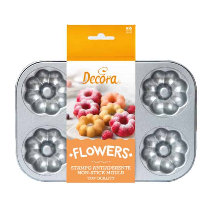 Moule Antiadhésif Donut Fleur 6 Cavités Ø 7,5 Cm – Image 5