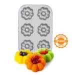 Moule Antiadhésif Donut Fleur 6 Cavités Ø 7,5 Cm