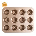 Moule Canele 12 Cavites Anti-Adhesif Gold Line 32,5 X 25,6 X 5 H Cm – Image 3