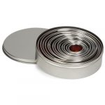 Ensemble emporte-pièces inox rond 14 pièces