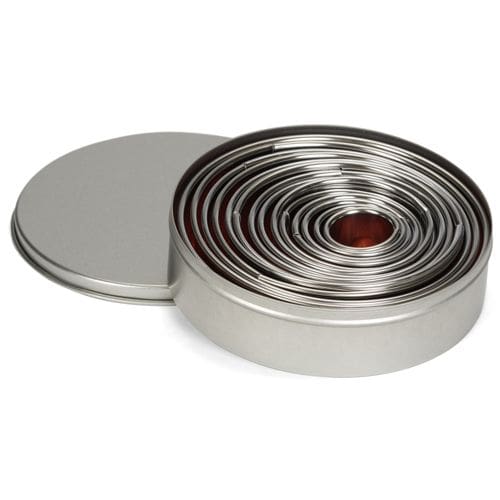 01950_0_0458004f22d93b8b103848419fd7f815.jpg Ensemble emporte-pièces inox rond 14 pièces – Image 1