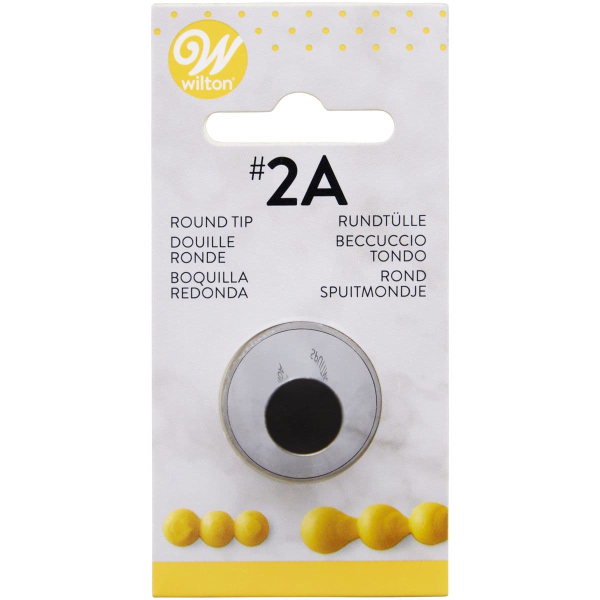 02-0-0163_0_bfecae8ca36527e196bbb391dbc00381 (1) Douille inox Wilton #2A ronde – Image 1