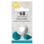 Douille inox Wilton #6B Open Star Carded