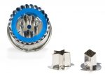Découpoir inox sables fourres avec éjecteurs