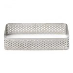 Cercle inox rectangle microperforé 10x6 H 2 CM