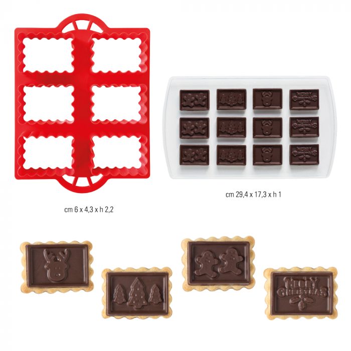 Set 2 Pcs Pour Biscuits Et Chocolat Noël – Image 3