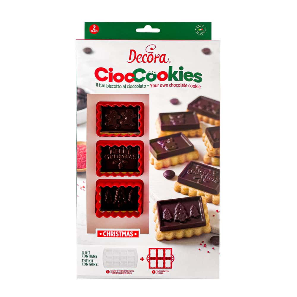 0255157_1 Set 2 Pcs Pour Biscuits Et Chocolat Noël – Image 1