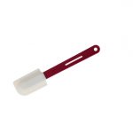 Spatule silicone haute temperature 25cm manche rouge