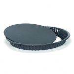 Moule à tarte fond amovible acier émaillé Ø 30CM H 3 CM