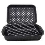 Roaster Américaine - Rectangle 40x25x5cm 3 pièces
