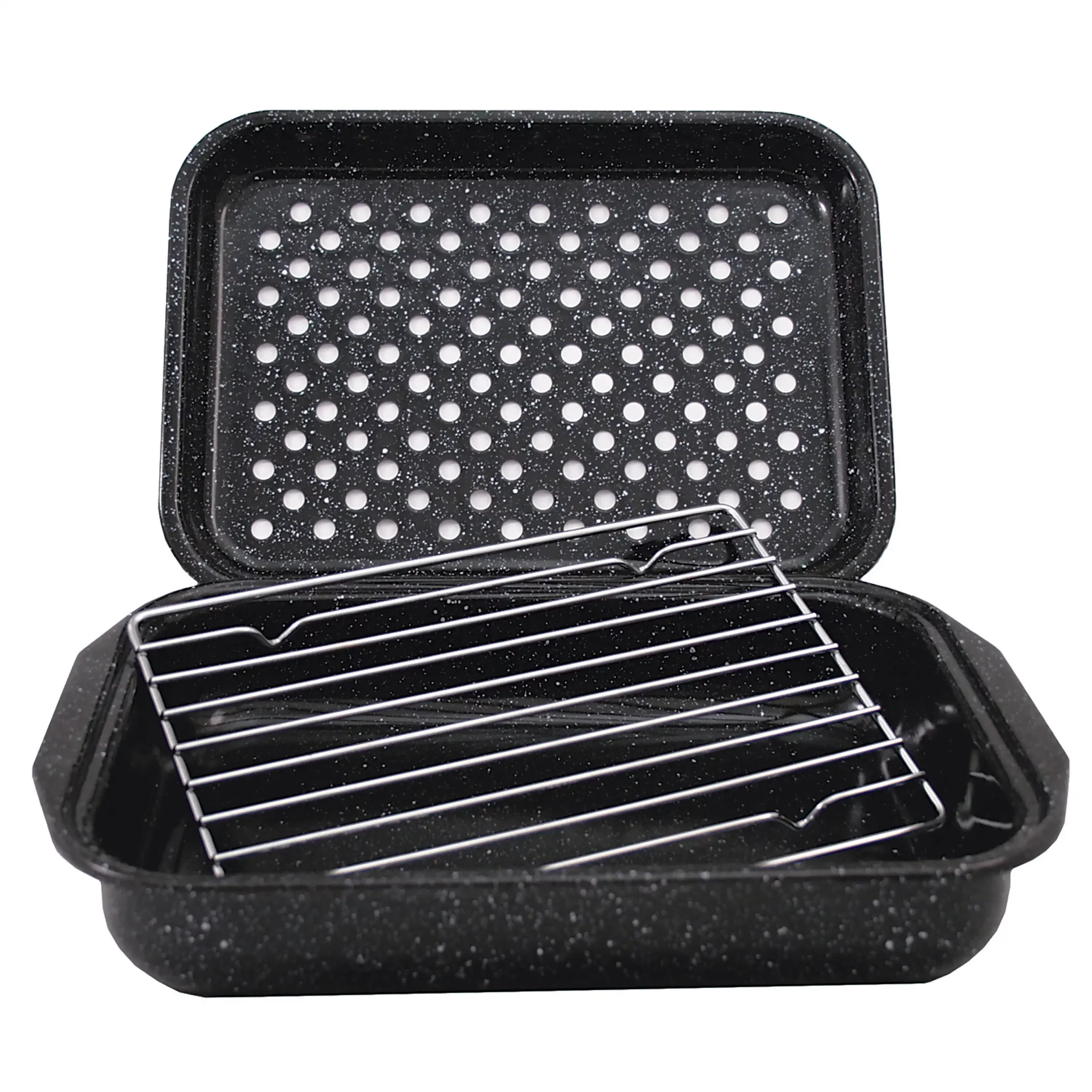 072495005136 Roaster Américaine - Rectangle 40x25x5cm 3 pièces – Image 1
