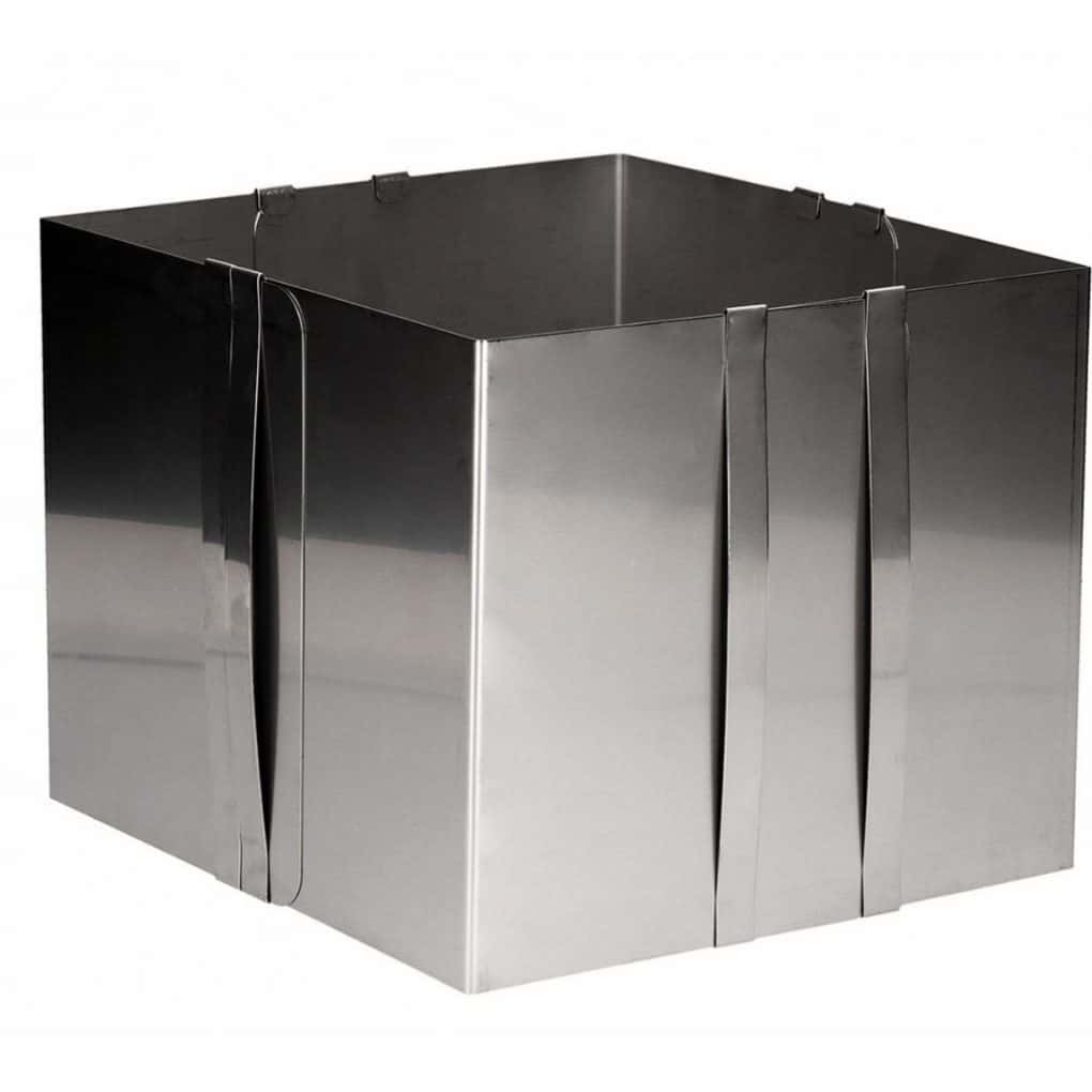 1-2-31.jpg Cadre inox réglable 16x16 à 28x28 CM - H 20 CM – Image 1