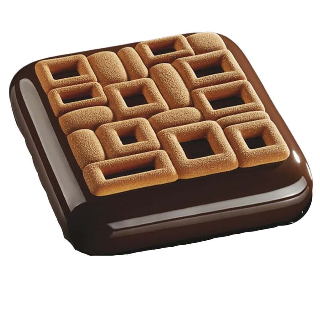 1-62.jpg Moule silicone 2 empreintes Maya 135 x 135 H 7 MM – Image 1