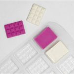 Moule plastique mini tablette chocolat 35 x 35 MM