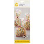 Sachet à gâteaux Roue chromatique de fête 10 x 24 CM SET/20