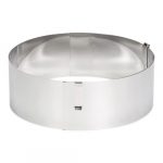 Cercle inox extensible Ø 180 à 300 H 60 mm