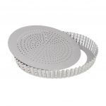 Moule à quiche perforé silver top à fond amovible Ø 24 H 3,5 CM