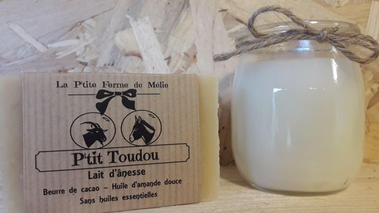 103095711_3024503474262206_7820408458157332136_n.jpg Savon lait d’ânesse ptit toudou 90g – Image 1