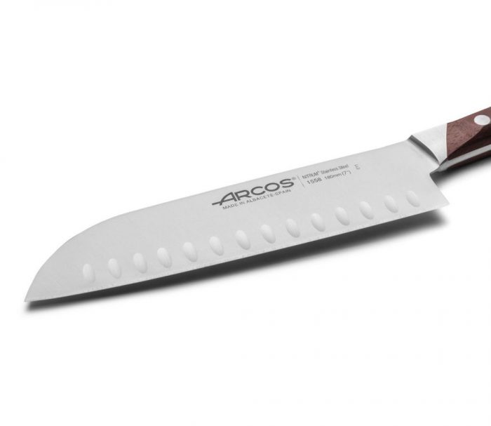 Couteau forgé santoku alvéolé 180 MM - Natura – Image 3