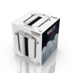 Seau à glaçons inox double parois avec pince à glaçons 1l – Image 2