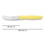Couteau à beurre cranté citron Nova 90 MM – Image 2