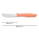 Couteau à beurre cranté corail Nova 90 MM – Image 2