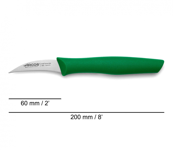 Couteau office bec oiseau vert 60 MM - Nova – Image 2