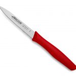 Couteau office rouge cranté 100 MM - Nova