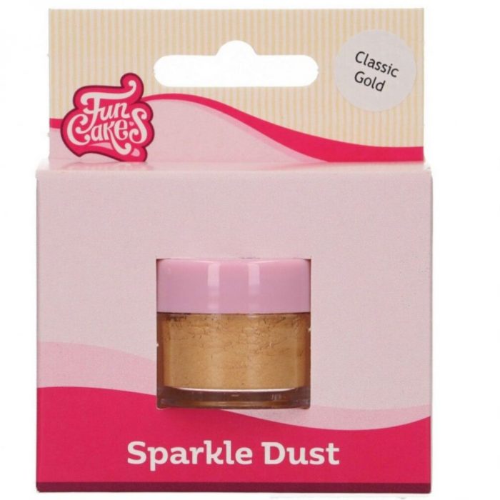 Poudre alimentaire scintillante dorée 2.5g – Image 2