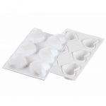 Moule silicone 6 cœurs origami 6x110ml – Image 2