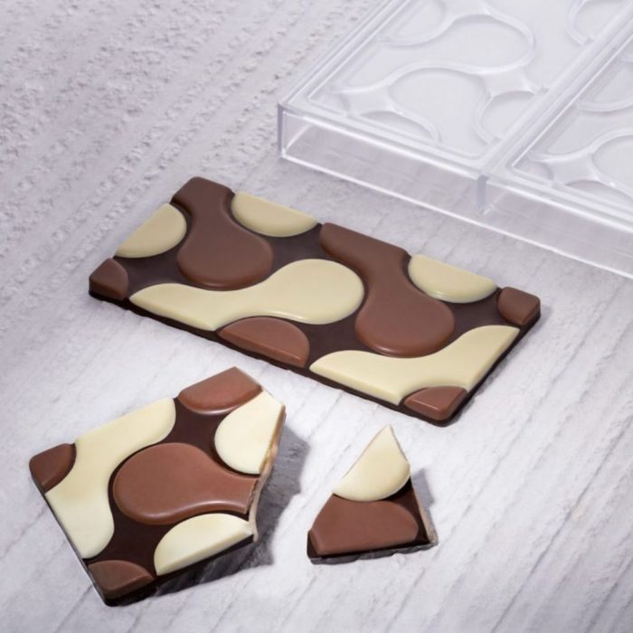 Moule chocolat tritan Flow 3 tablettes 154x77x8 MM – Image 2