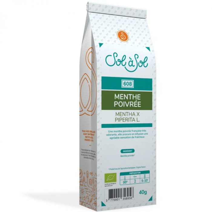 Menthe poivrée bio 40 Gr – Image 2