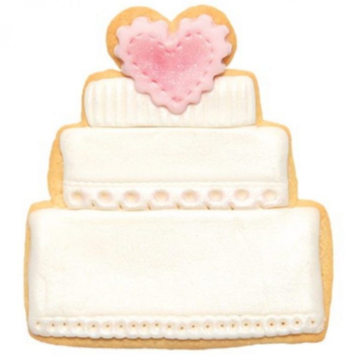 Emporte pièce wedding cake métal x2 – Image 2