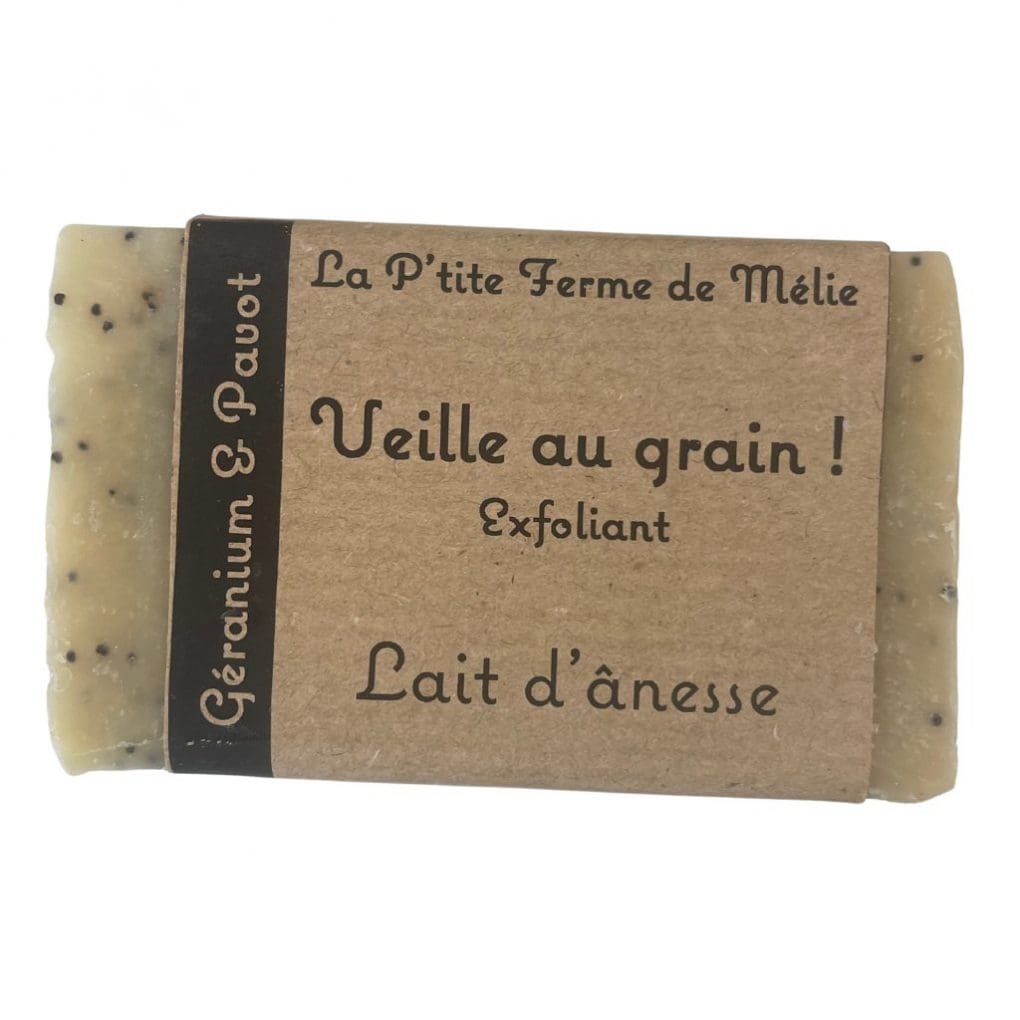 2-2-9.jpg Savon lait d’ânesse veille au grain 90g – Image 1