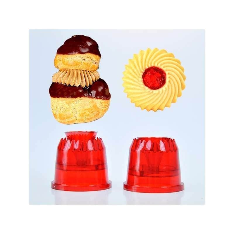 2-douilles-patisserie-sultanes-plastique-injecte set 2 douilles sultane haute et basse tritan – Image 1