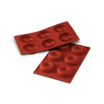 Moule silicone 6 savarins Ø72 H 23 MM - SF012