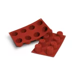 Moule silicone 8 cannelés spécial édition SF 050 Ø 55 H 50 MM