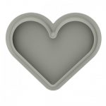 Moule silicone Love Story 2 moules 173 x 210 H 18 MM avec cutter – Image 5