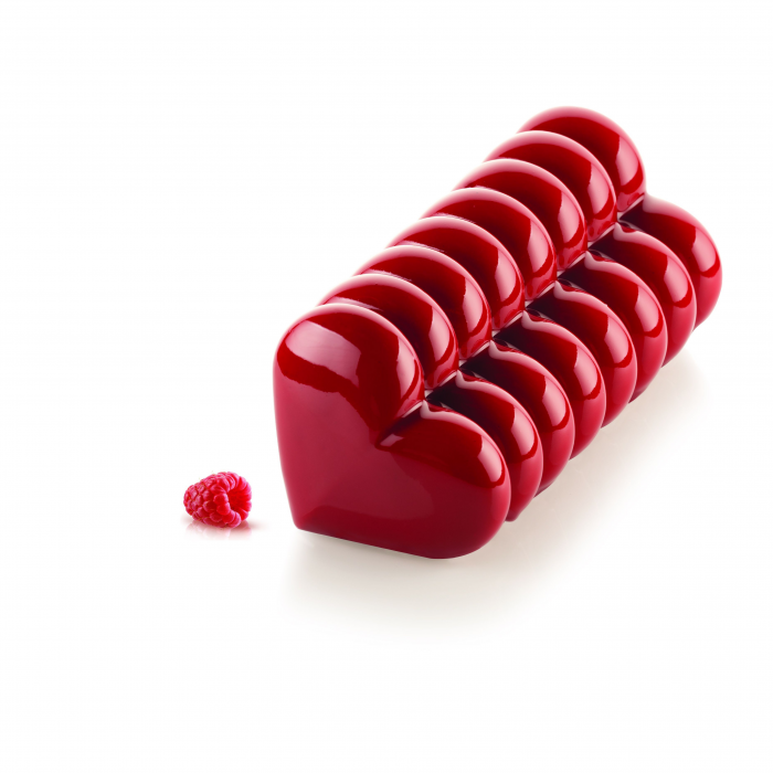Moule silicone Bûche Coeur 240 x 90 H 90 MM – Image 4