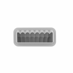Moule silicone Bûche Coeur 240 x 90 H 90 MM – Image 2