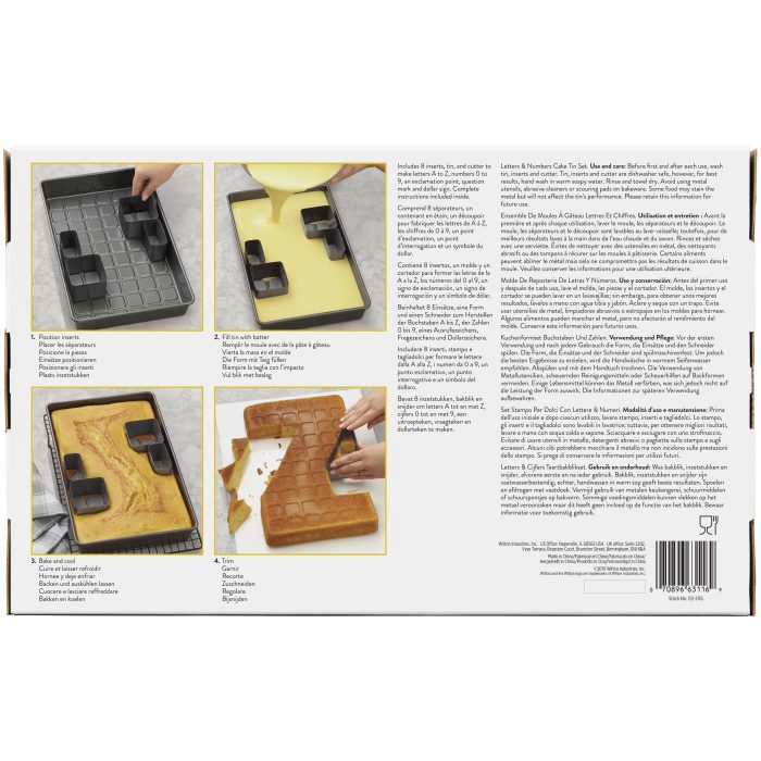 Moule à Gâteau Chiffres et Lettres – Image 2