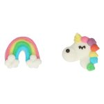 Décors en sucre licorne & Arc-en-ciel – Image 2