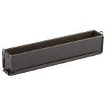 Moule pâté long uni (mini) - antiadhérent - à charnière - fond démontable - 300 x 40 x 60 mm