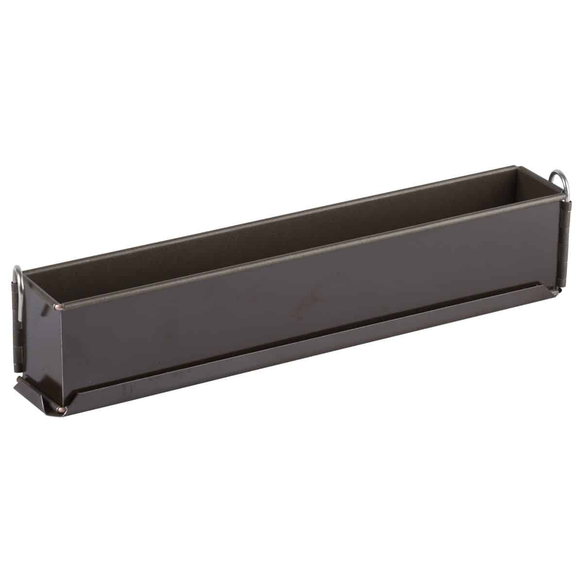 219410_packshot_11 Moule pâté long uni (mini) - antiadhérent - à charnière - fond démontable - 300 x 40 x 60 mm – Image 1