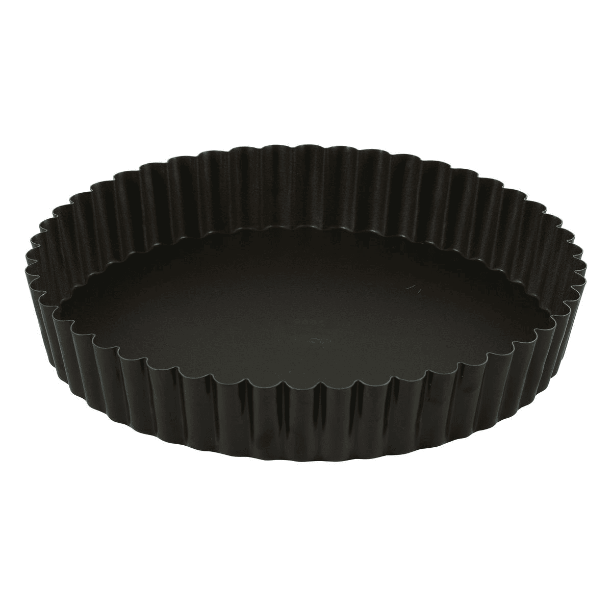 226542_packshot_9 Tourtière ronde cannelée haute - antiadhérente - fond fixe - Ø300/280 mm h35 mm – Image 1