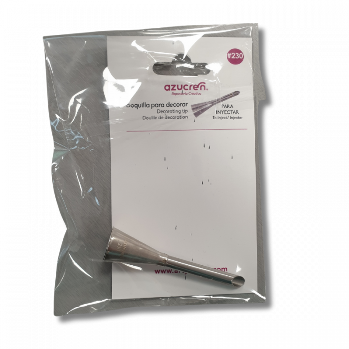 Douille inox à garnir base Ø18MM buse 6 x 75 MM #230 – Image 2