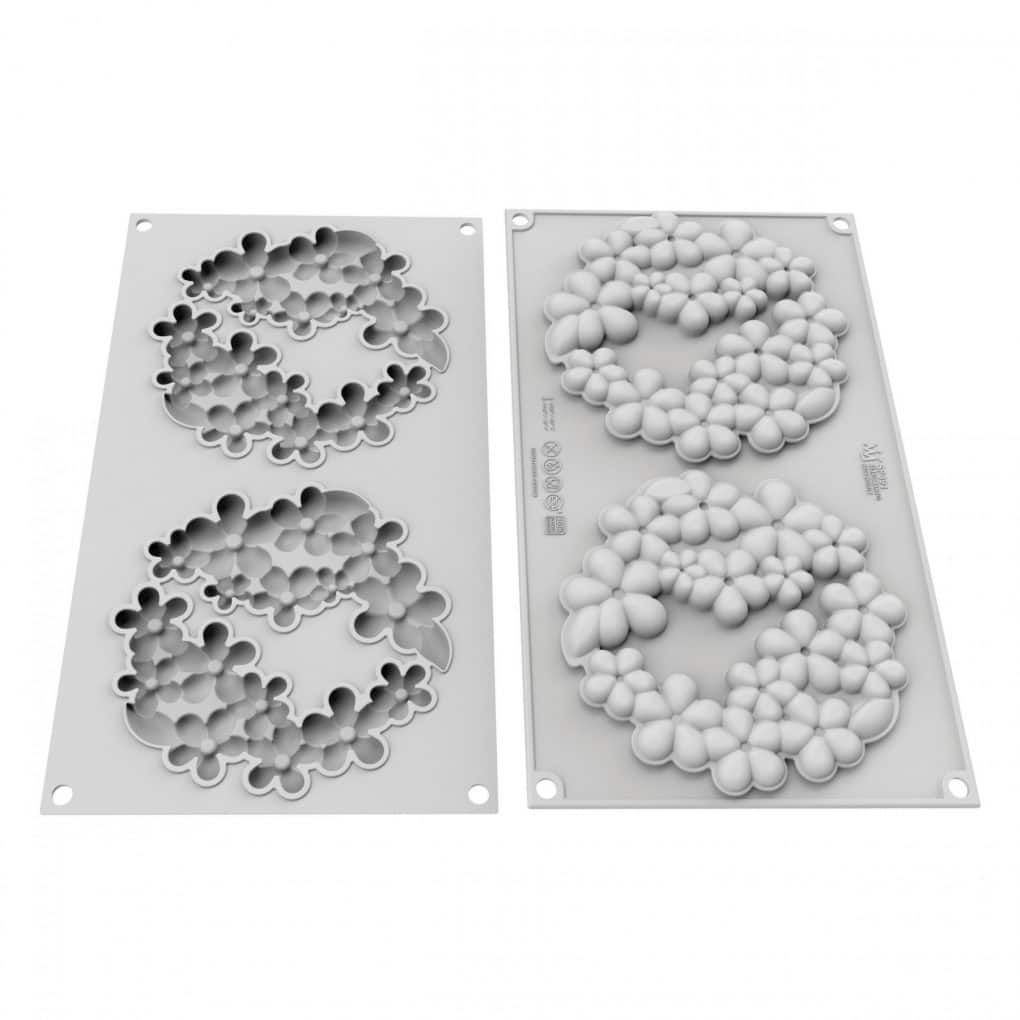 26.391.13.0065_flower-power_1.jpg Moule silicone Flower Power Ø140 H 10 MM – Image 1
